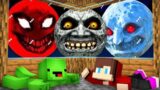 I FOUND SCARY LUNAR MOONS IN MINECRAFT| MINECRAFT HORROR |