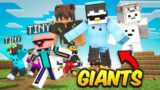 I Got Attacked by GIANTS ARMY in this Minecraft Server