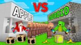 JJ's IPHONE Store vs Mikey's ANDROIND Store Battle in Minecraft – Maizen