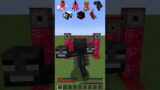 Laser Barrier vs Different Mobs #meme #shorts #minecraft