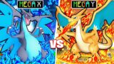 Mega CHARIZARD X Vs Mega CHARIZARD Y in Minecraft PIXELMON!