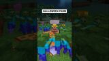 Minecraft Halloween Farm! #minecraft #shorts