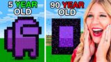 Minecraft at DIFFERENT AGES! (Funniest)