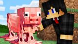 Minecraft but Everything I Touch MELTS…