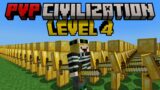 Minecraft but I get CAPTURED in PVP CIVILIZATION