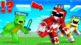 POWER RANGERS Speedrunners vs Hunter in Minecraft – Maizen JJ and Mikey