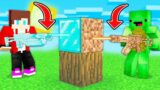 Rich JJ Diamond Gun vs Mikey Poor Dirt Gun Challenge in Minecraft – Maizen?