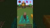 Villager Drop vs Saving Blocks #shorts #minecraft #meme