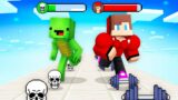 Weak Mikey and Strong JJ Giant Rush – Maizen Minecraft Animation