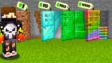 $1 Vs $1,000,000 Million Magical Door In Minecraft….