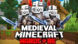 100 Players Simulate Medieval Civilizations in Minecraft…