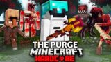 100 Players Simulate Minecraft's Scariest Purge