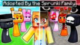 ADOPTED by the SPRUNKI FAMILY in Minecraft!