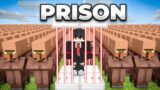 Escaping a Villager Prison in Minecraft