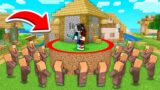 Evil Villagers DIVIDE The Village Into a CIRCLE in Minecraft