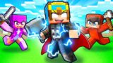 HUNTERS vs MARVEL SPEEDRUNNER in Minecraft!