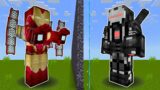 I Cheated with GOLD IRON MAN vs BLACK IRON MAN Mob Battle Competition in Minecraft!