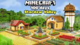 I Spent 100 Days Building a Stardew Valley Farm in Minecraft