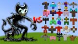 INK MUTANT BENDY vs All Minecraft Bosses – Minecraft Mob Battle