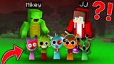 JJ and Mikey Adopt BABY ICNREDIBOX SPRUNKI and HELP THEM in Minecraft Maizen!