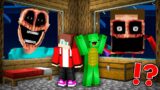 JJ and Mikey HIDE from Scary Mimics at Night in Minecraft – Maizen ?!