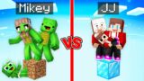 Mikey Family POOR vs JJ Family RICH One Block Battle in Minecraft (Maizen)