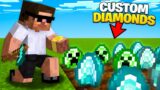 Minecraft But I Can Plant Rare Custom Diamonds !