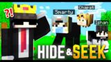 Minecraft Hide and Seek BUT WE ARE MOBS! @YesSmartyPie @KhatarnakIshan @ChapatiHindustaniGamer