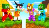 Monster School : Zombie x Squid Game RICH vs POOR BATTLE – Minecraft Animation