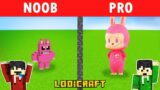 NOOB VS PRO: LABUBU HOUSE BUILD CHALLENGE MINECRAFT (Tagalog)