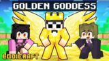 Playing as a GOLDEN GODDESS in Minecraft!