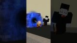 Pulling a Black Hole Bedrock – Halloween Special [Saitama + Herobrine] #minecraft #shorts