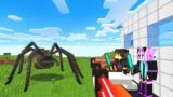 SAFEST SECURITY HOUSE vs MUTANT SPIDER – Minecraft