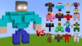 ALPHA MUTANT HEROBRINE vs All Minecraft Bosses – Minecraft Mob Battle