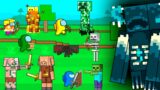 AMONG US vs WARDEN & ZOMBIE in Minecraft | Toonz Animation