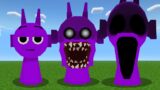 All Durple Sprunki Phase 1-9 Addon in Minecraft