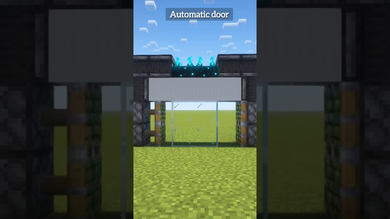 Automatic Door Minecraft Minecraft Shorts Minecraft Videos