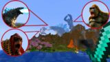 Godzilla vs King Kong vs Skar King in Minecraft