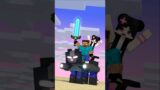 Help Herobrine and His Cat Show Off #shorts #minecraft #helpherobrine #aphmau #friendship