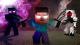 Herobrine, Null & Entity 303 vs Alex & Steve FULL EPISODE (Minecraft Animation) #minecraft