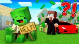 JJ Became RICH and Kick Mikey Out in Minecraft (Maizen)