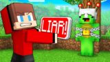 JJ Use Lie Detector To Troll Mikey in Minecraft (Maizen)