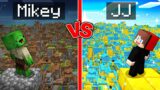 JJ and Mikey: POOR vs RICH Endless Village in Minecraft – Maizen