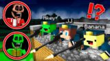 JJ and Mikey and Banana Kid Became FBI and Hunt Scary JJ and Mikey Mimics in Minecraft ! Maizen