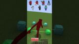 Laser Hits vs Mutant Mobs Challenge #meme #shorts #minecraft