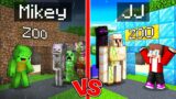 Mikey POOR vs JJ RICH Mob Zoo in Minecraft (Maizen)