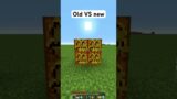 Minecraft old vs new