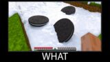 Minecraft wait what meme part 387 realistic minecraft milk and oreo