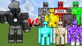 NAMELESS GUARDIAN vs ALL GOLEMS | Minecraft Mob Battle