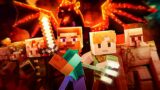 NETHER DRAGON – Alex and Steve life (Minecraft animation)